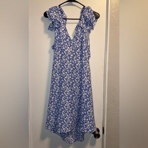 Altar'd State Blue and White Floral Dress
